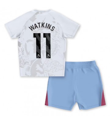 Aston Villa Ollie Watkins #11 Segunda Equipación Niños 2023-24 Manga Corta (+ Pantalones cortos)